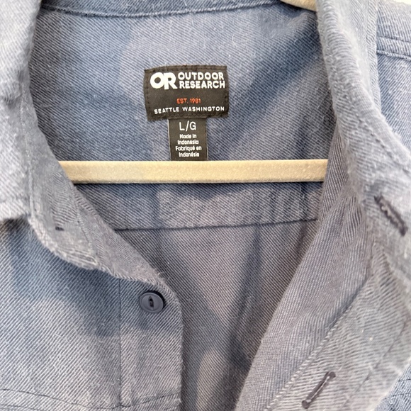 Men's Feedback Flannel Twill Shirt Size L - Picture 2 of 2